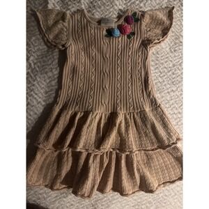 Hanna Andersson‎ girls 110 6 multi color tiered floral short sleeve dress